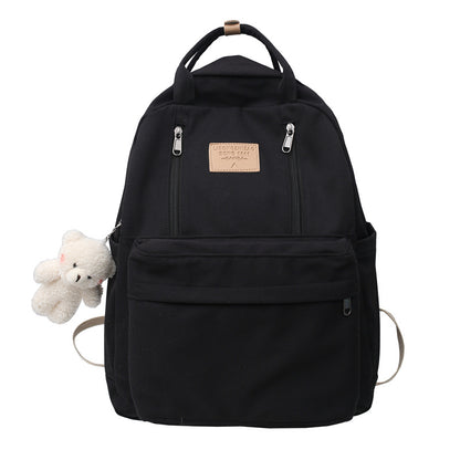 Backpacks School Bag Double Zipper Tote Bags  Yazijico™