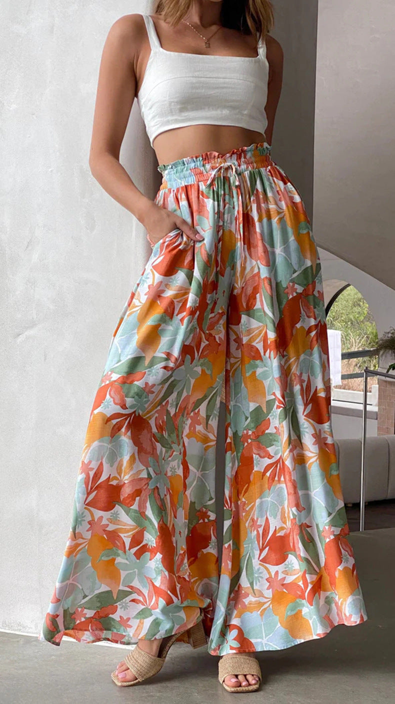 Womens Pants Wide Leg Loose Comfy With Pockets  Yazijico™ 