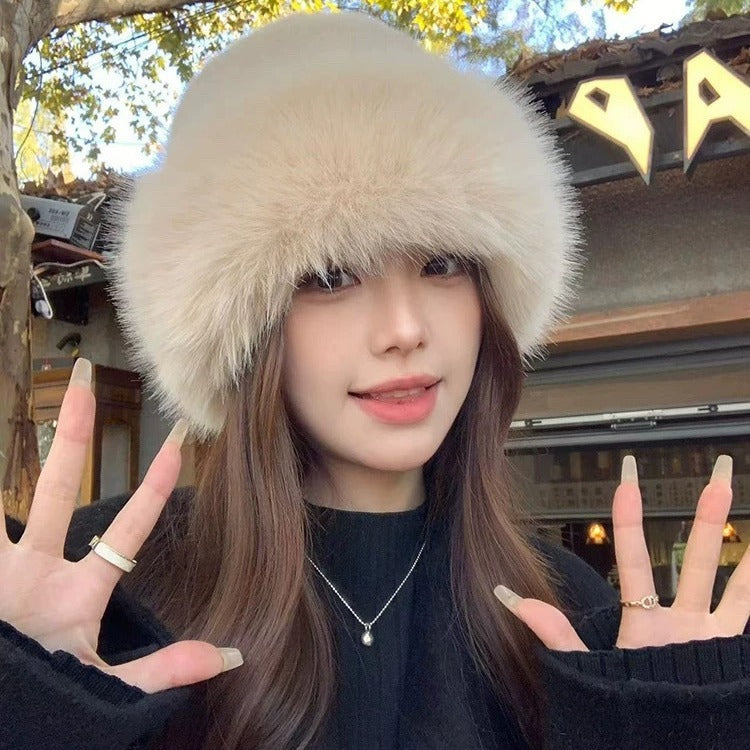 Mink-like Hat Female Warm Ear Protection | Yazijico™ 