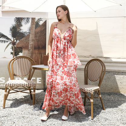 Women's Fashion Simple Dress Summer Beach| Yazijico™ 