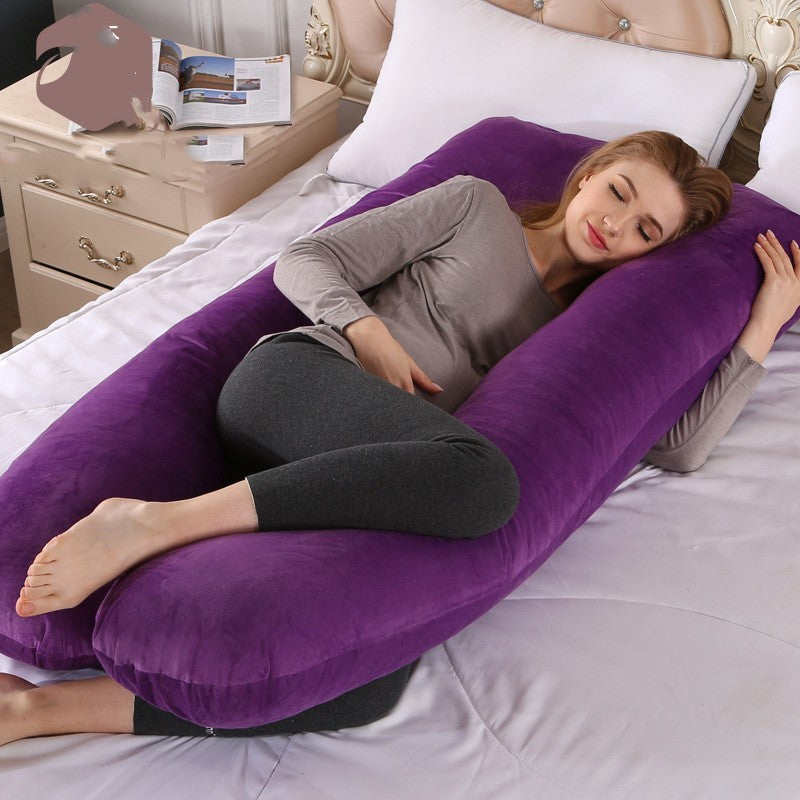 Oreiller en coton en forme de U pour femmes enceintes | Yazijico™