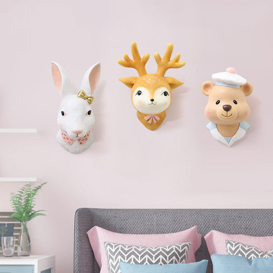 home original cartoon rabbit wall decor