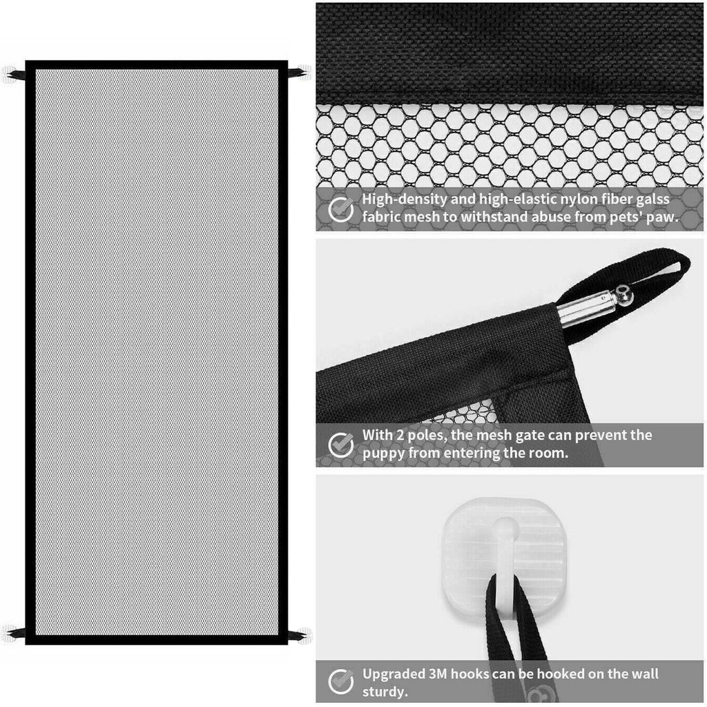 Pets Dog Cat Baby Safety Gate Mesh | Yazijico™ 