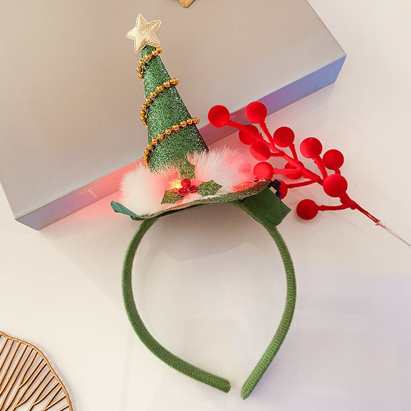 Christmas With Light Headband Snowflake Women's | Yazijico™