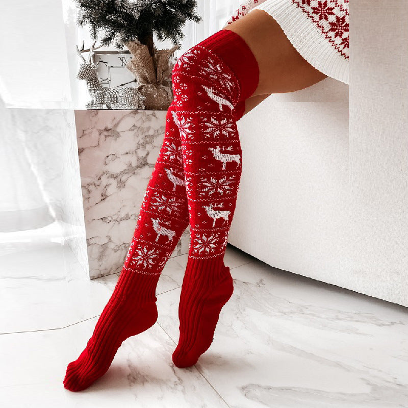 Christmas Warm Knitted Women Stocking  | Yazijico™ 