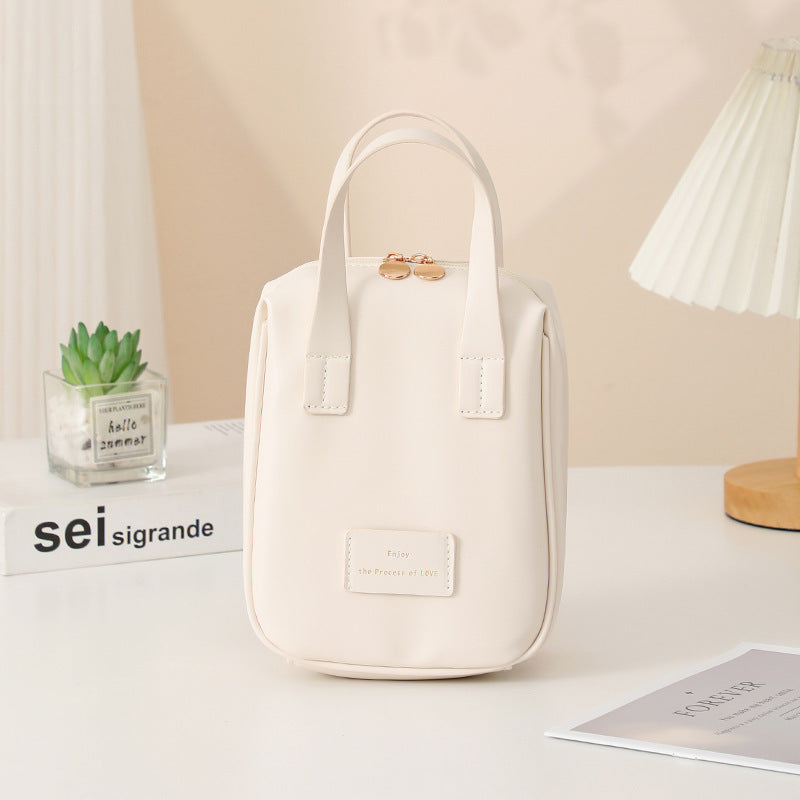 Handle-top Cosmetic Bag Ins Fashion Shell-shaped   Yazijico™ 