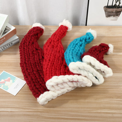 Christmas Plush Hat With Pompom Winter | Yazijico™ 