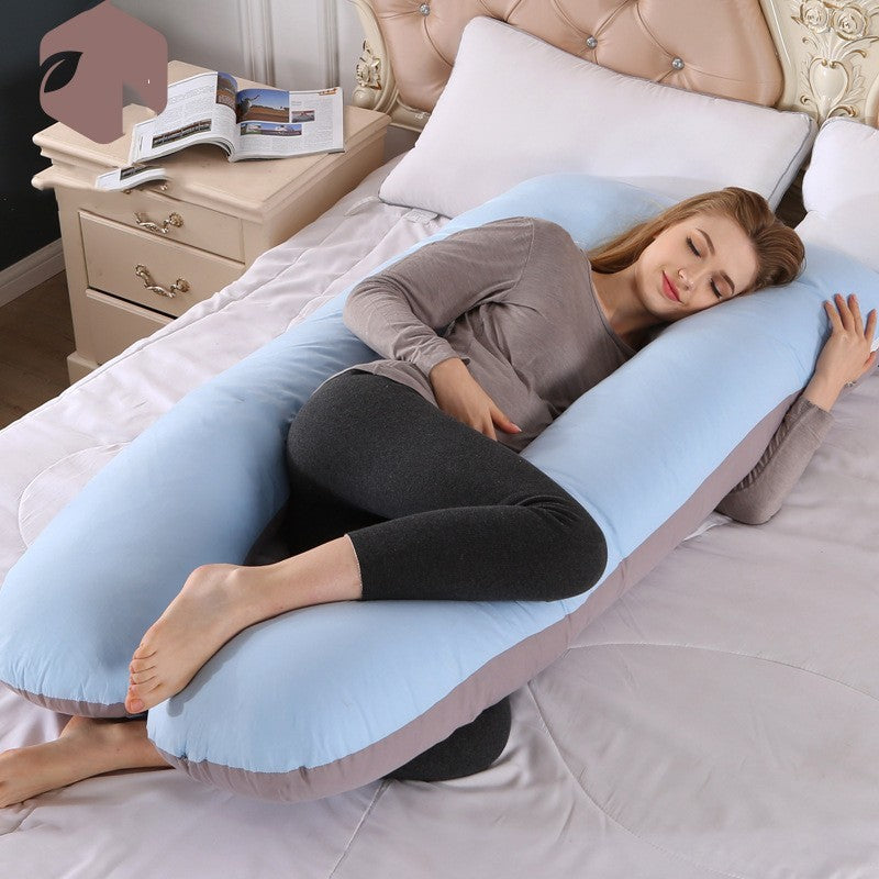 Oreiller en coton en forme de U pour femmes enceintes | Yazijico™