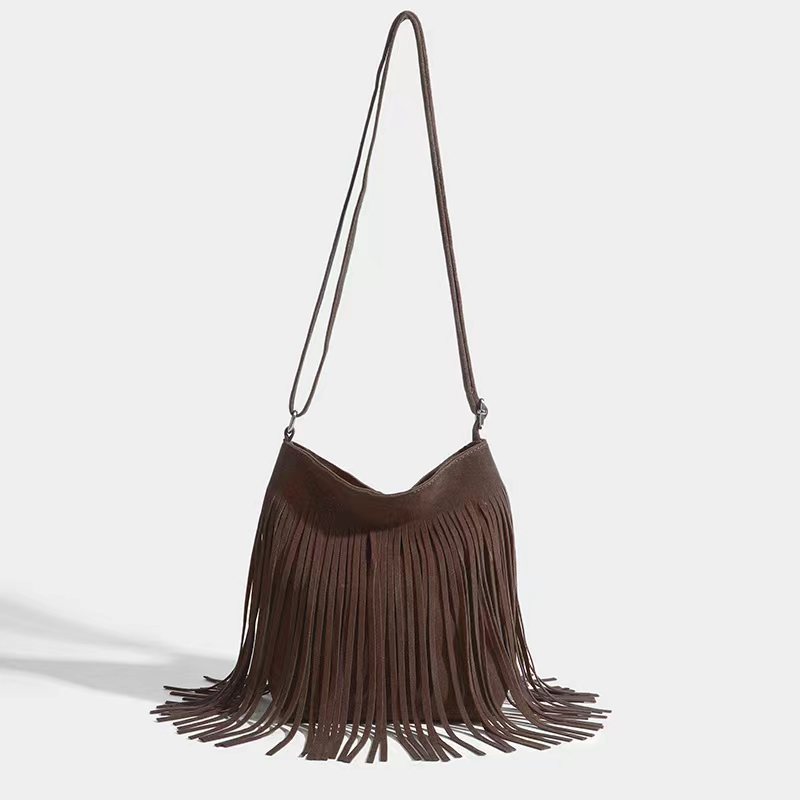 Artistic Tassel Simple And Popular Shoulder Bag  | Yazijico™ 