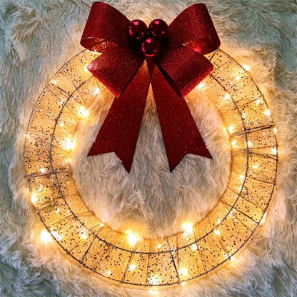 Christmas Garland Luminous LED Warm Light  | Yazijico™ 