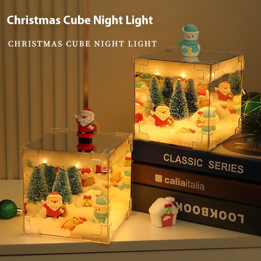 Christmas Cube Small Night Lamp | Yazijico™ 