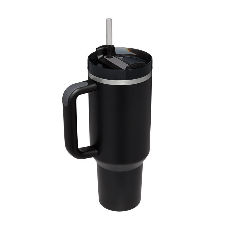 Tumbler With Handle Straw Insulated | Yazijico™