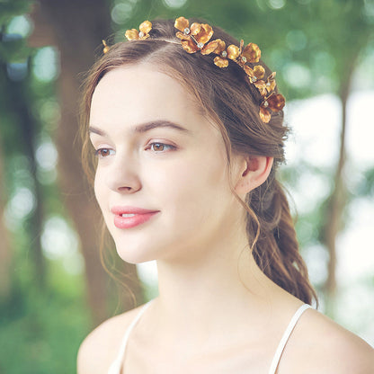 Hand Made Headband Wedding Dress Accessories | Yazijico™ 