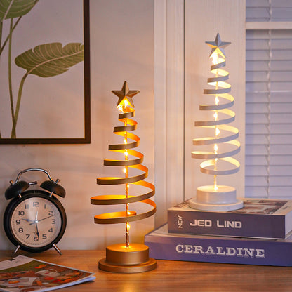 Christmas Tree Spiral Light Table Ornament Xmas Tree  | Yazijico™