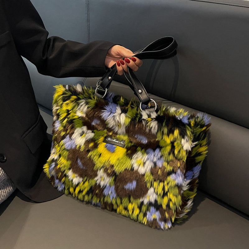 Plush Bags Women Flowers Shoulder  Yazijico™