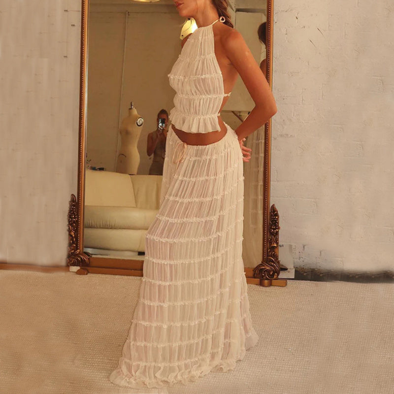 Women's Dress Suit Sleeveless Backless | Yazijico™