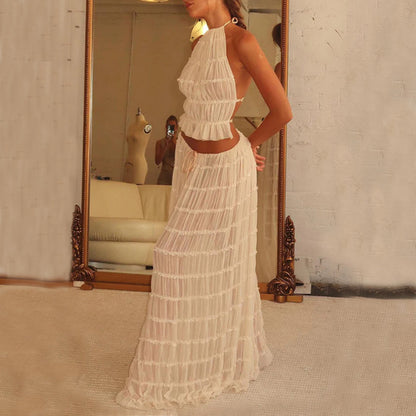 Women's Dress Suit Sleeveless Backless | Yazijico™