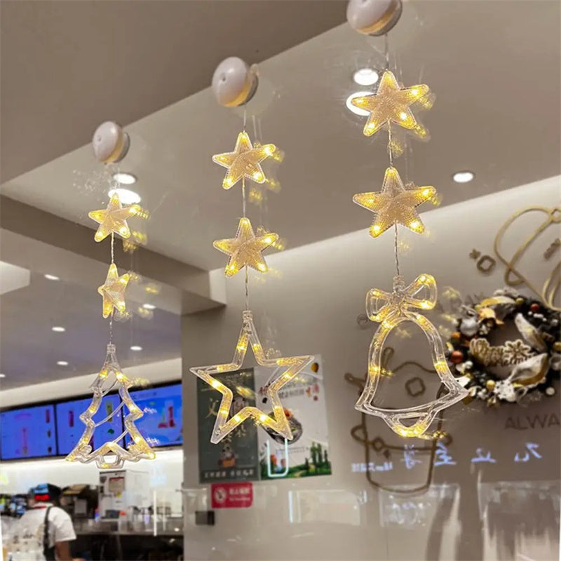 Christmas LED Light Star Xmas Tree Hanging | Yazijico™ 