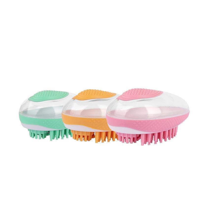 Dog Cat Bath Brush Massage Comb Soft Silicone | Yazijico™
