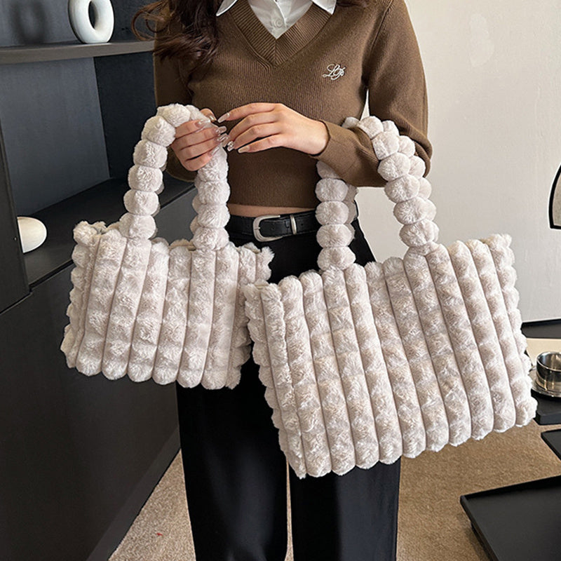 Handbags Winter Plaid Fashion High Capacity