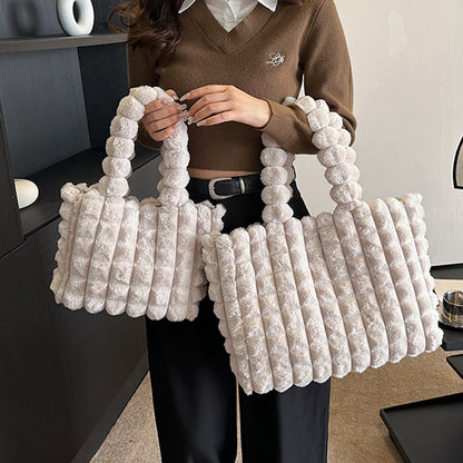 Handbags Winter Plaid Fashion High Capacity