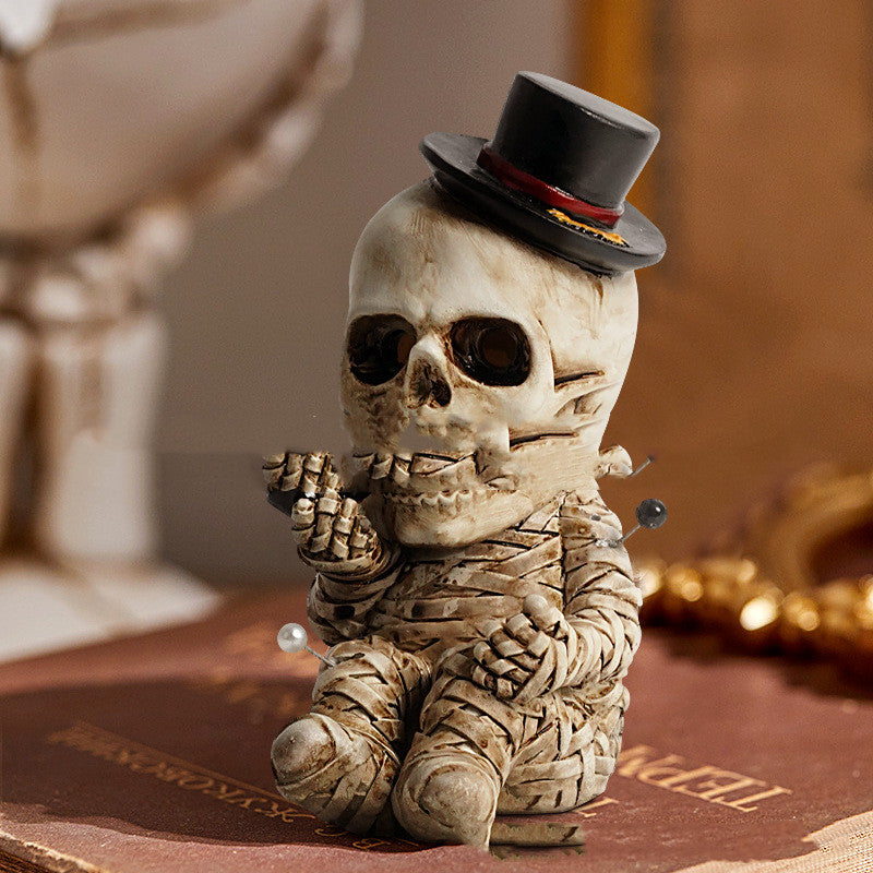 resin crafts halloween decorations home skull aromatherapy home decor