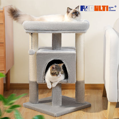 Cat Tree Tower Condo Plush Perch | Yazijico™