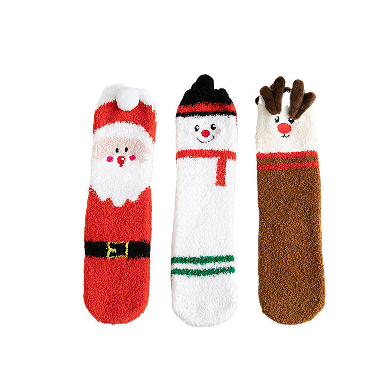 Christmas Socks Winter Santa Claus Socks | Yazijico™ 