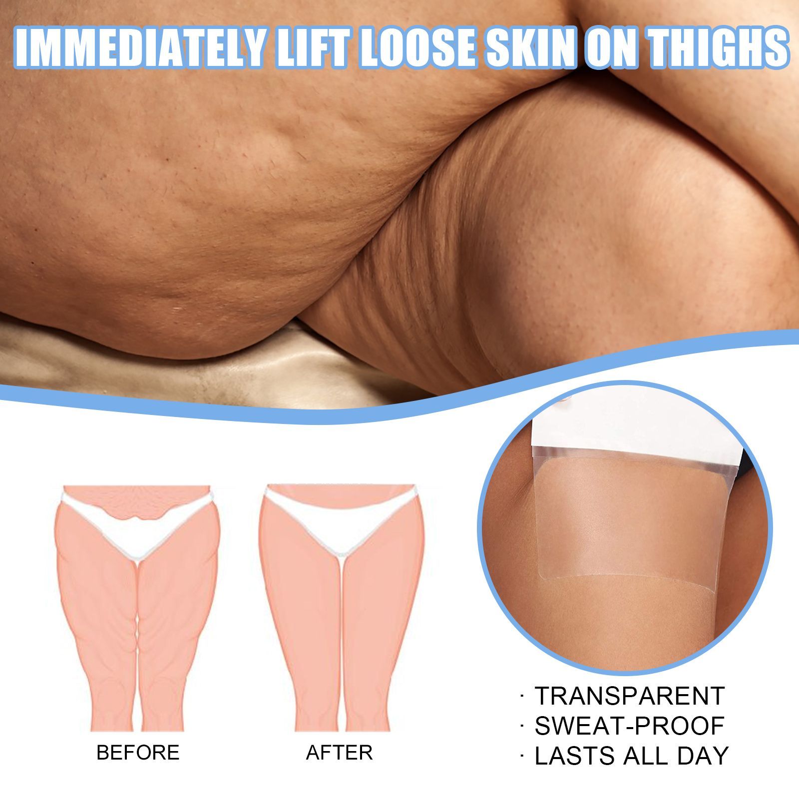 Thigh Lifting Tape Lifts Leg Muscles EELHOE | Yazijico™ 