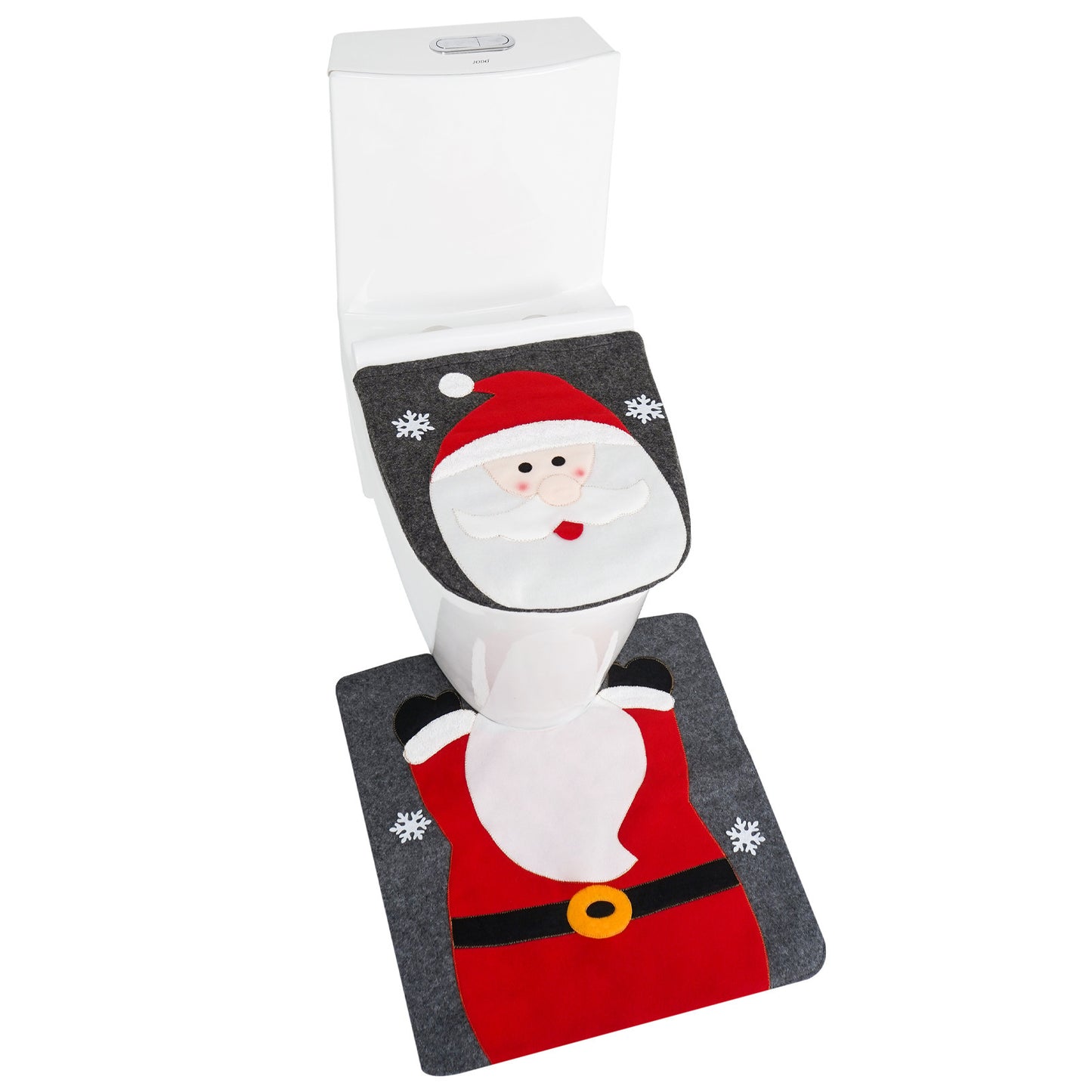 Toilet Seat Cover Christmas Snowman Faceless  | Yazijico™ 