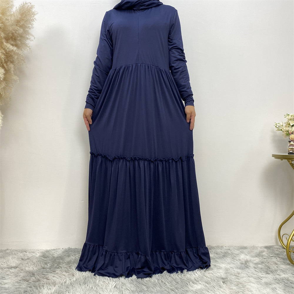 Middle East Dubai Simple Women's Gown Dress | Yazijico™