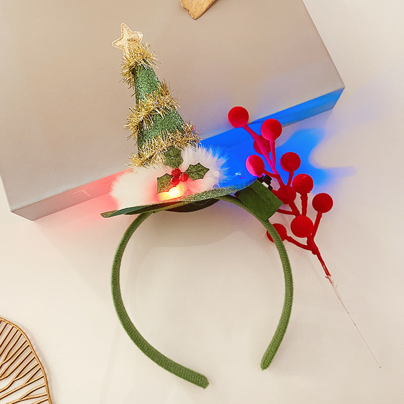 Christmas With Light Headband Snowflake Women's | Yazijico™