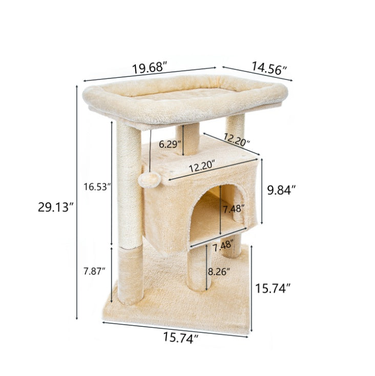 Cat Tree Tower Condo Plush Perch | Yazijico™ 