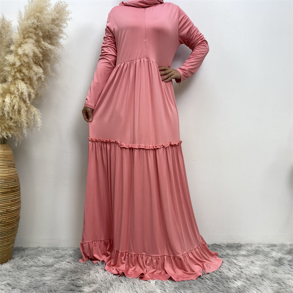 Middle East Dubai Simple Women's Gown Dress | Yazijico™