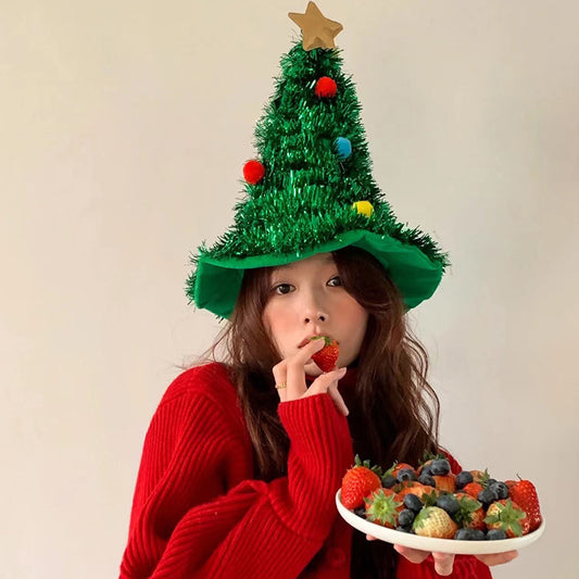 Christmas Tree Hat Party Dress Up Headdress | Yazijico™ 