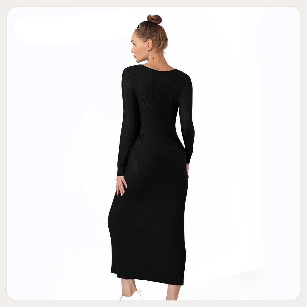 Women's Fashion Simple Solid Color Dress | Yazijico™