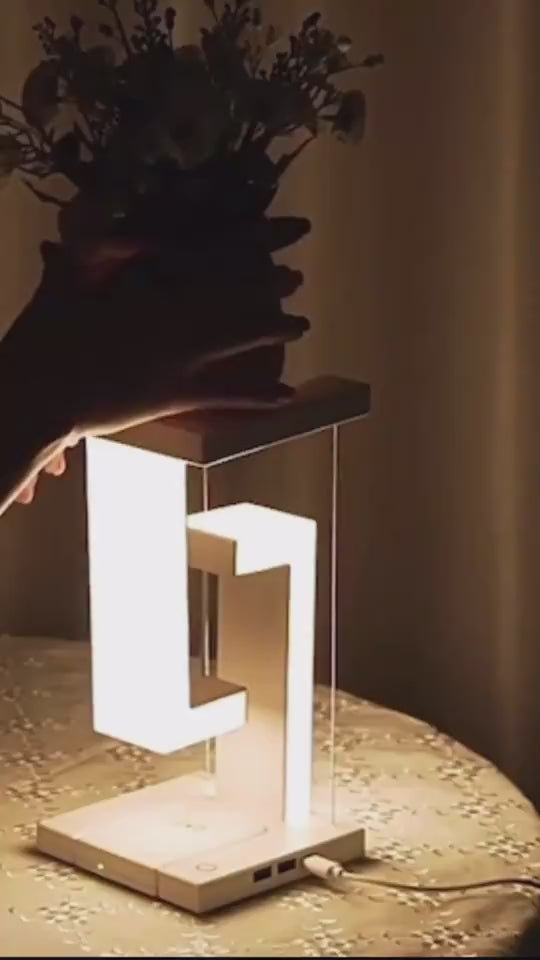 Creative Wireless Charging Suspension Table Lamp 