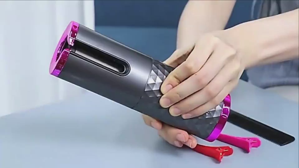 Rechargeable Automatic Hair Curler Portable