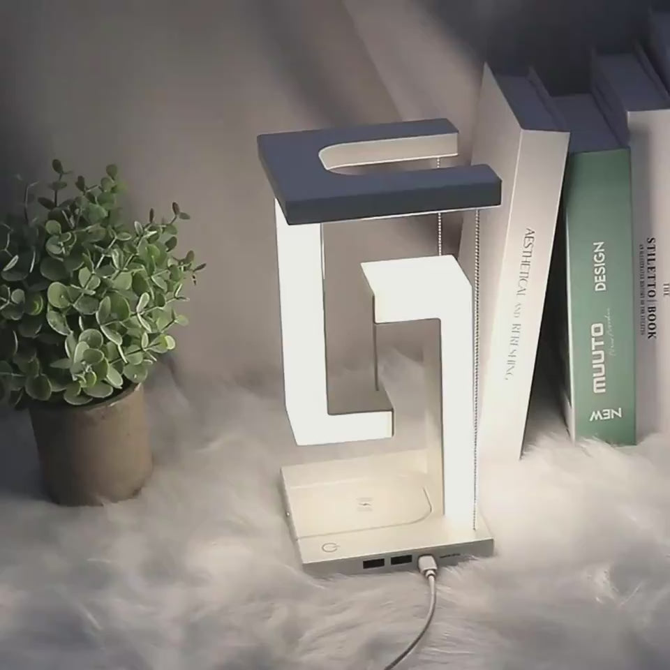 Creative Wireless Charging Suspension Table Lamp 