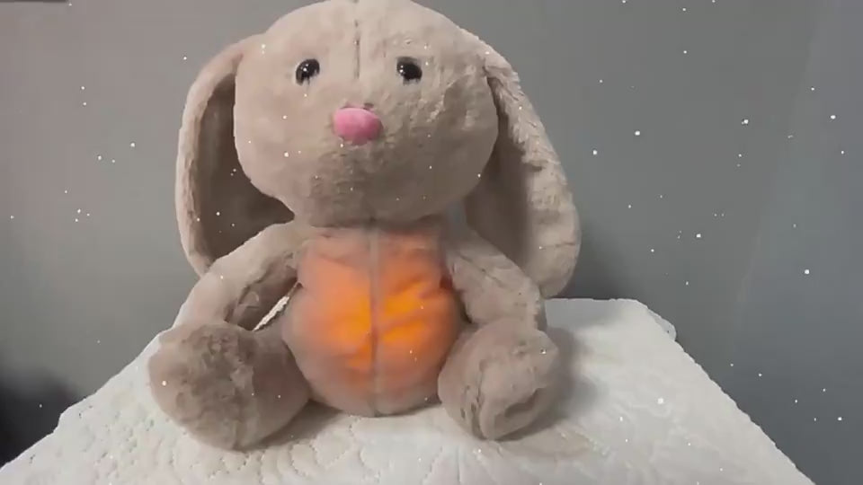 Breathing Rabbit Soothing Sensory Plush Toy With Relieve Anxiety Bunny Comforte