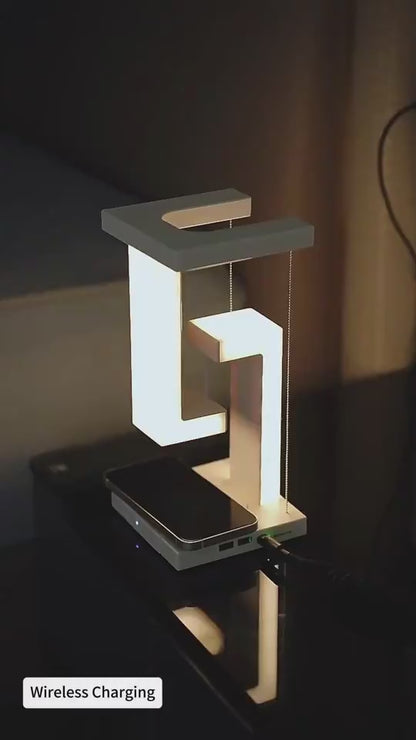 Creative Wireless Charging Suspension Table Lamp 