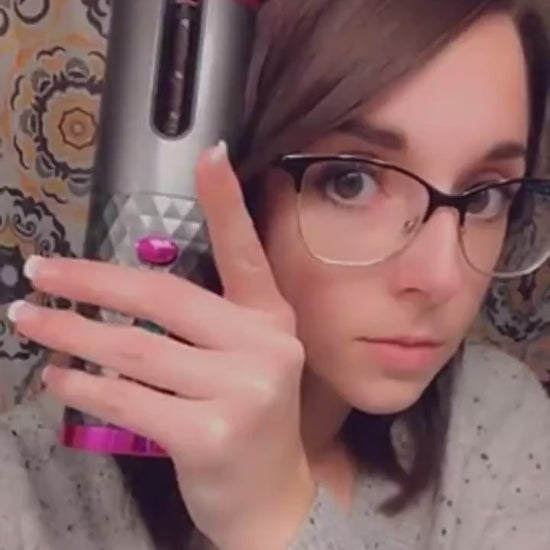 Rechargeable Automatic Hair Curler Portable
